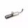 Izpūtējs SILENCER HGS YZ85 02-25 GREY/STEEL for YAMAHA YZ 85 LW (nērusējošais tērauds)