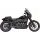 Izplūdes sistēma 2-1 SHORT ROADRAGE | SOFTAIL M8 18-UP - BLACK for Harley Davidson FLFBS 1868 ABS (tērauds)