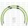 RACE PRIEKŠĒJO BREMŽU ŠĻŪTEŅU KOMPLEKTS VENHILL POWERHOSEPLUS KAW-7024F-GR (2 ŠĻAUKAS KOMPLEKTĀ) GREEN HOSES, CHROMED FITTINGS
