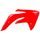 Radiatora plastmasa POLISPORT 8412200001 (pāris) sarkans CR 04 priekš HONDA CRF 150 R / RB 2007-2026
