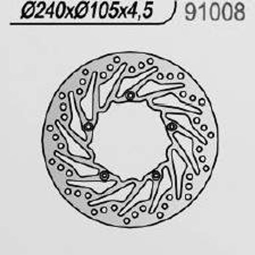 BREMŽU DISKS NG 91008