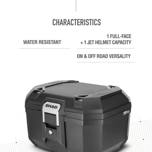 CENTRĀLĀ BAGĀŽAS KASTE SHAD TERRA TR46 D0TR46200 ALUMĪNIJA