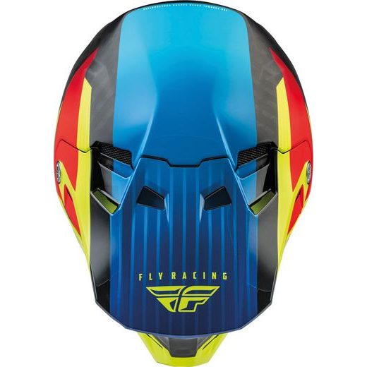 ĶIVERE FLY HELMET FORMULA CRB PRIME (DZELTENS, ZILS, SARKANS)