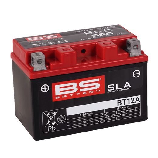RŪPNIECISKI AKTIVIZĒTS AKUMULATORS BS-BATTERY BT12A (FA) (YT12A (FA)) SLA