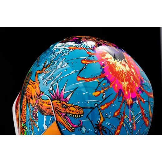 ĶIVERE AIRFORM™ DINO FURY HELMET (DAUDZKRĀSAINS)