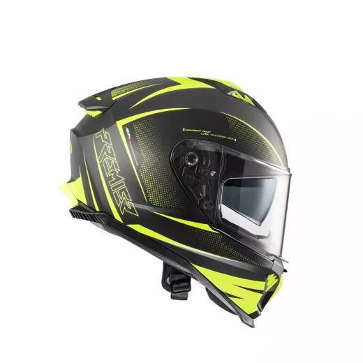 ĶIVERE TYPHOON FR HELMET (MELNS, DZELTENS)