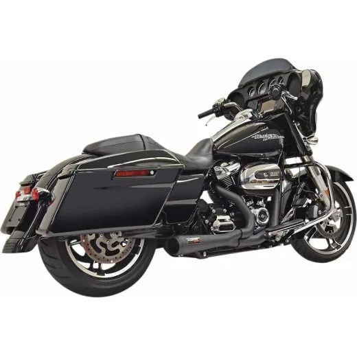 IZPLŪDES SISTĒMA 2-1 ROADRAGE SHORT | FLT 17-24 - BLACK FOR HARLEY DAVIDSON FLH 1868 ABS