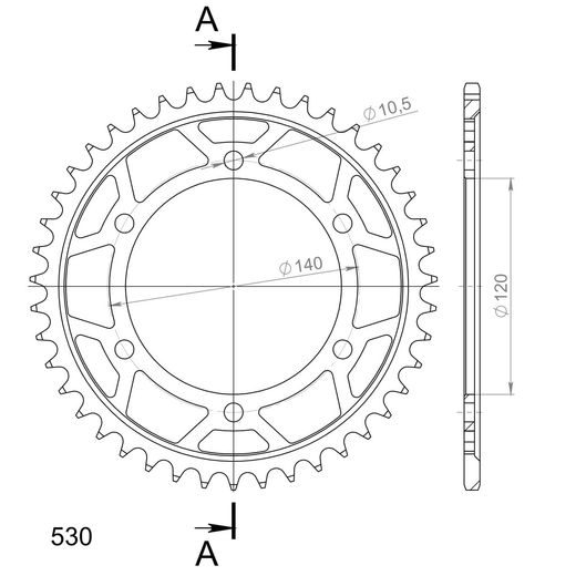 ĶĒDES KOMPLEKTS D.I.D CHAIN -, ZELTA CHAIN 530 ZVM-X, X-RING (X, NX, QX, XS), CHK FRONT SPROCKET JT CHK RUBBER CUSHIONED, CHK REAR SPROCKET SUPERSPROX PRIEKŠ SUZUKI GSX-R 750 1996-1997