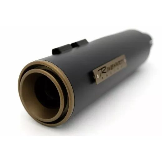 KREISAIS, LABAIS HP45 4.5 MUFFLER TOURING M8 BK/BRONZE FOR HARLEY DAVIDSON FLH 1868 ABS (MELNS NĒRUSĒJOŠAIS TĒRAUDS)
