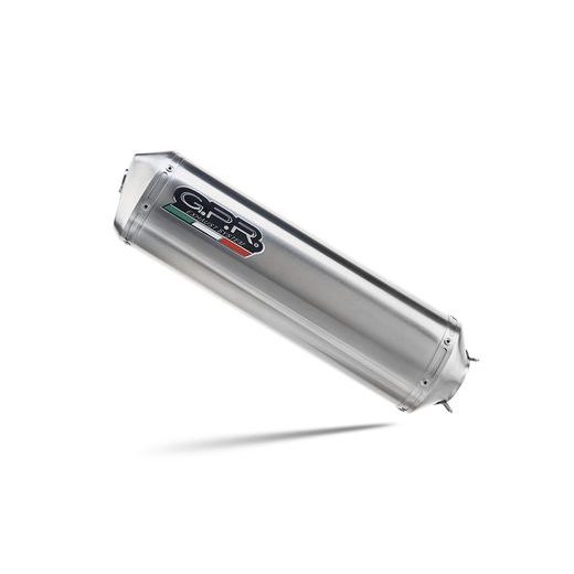 SLIP-ON EXHAUST GPR SATINOX E5.S.206.SAT BRUSHED STAINLESS STEEL