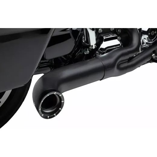 IZPLŪDES SISTĒMA 2:1 W/TIP BLK FLH FOR HARLEY DAVIDSON FLHR 1750 ABS