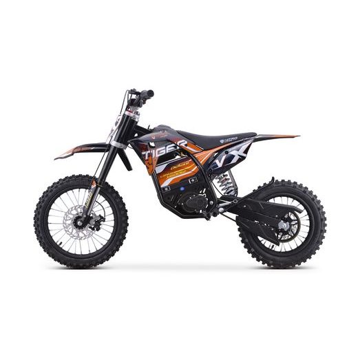 BĒRNU ELEKTRISKAIS KROSA MOTOCIKLS NITRO MOTORS 1600W 48V ECO MIDI TIGER VX DLX 14"