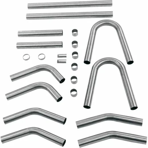 KOMPLEKTS 1-3/4" BUILD YOUR OWN PIPE KIT FOR HARLEY DAVIDSON FLD 1690 (TĒRAUDS)