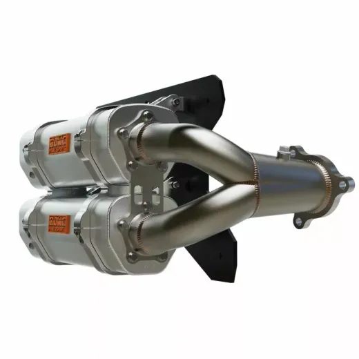 IZPŪTĒJS EXH APX DUAL RZR PROXPTUR FOR POLARIS RZR XP 1000 TURBO 4X4 (NĒRUSĒJOŠAIS TĒRAUDS)