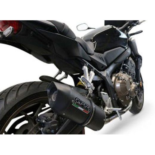PILNA IZPLŪDES SISTĒMA GPR FURORE CO.H.249.1.CAT.FUNE MATTE BLACK PRIEKŠ HONDA CBR 650 F 2014-2016
