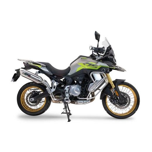 SLIP-ON EXHAUST GPR FURORE-X ACCIAIO BRK24.VO.7.FUXIO BRUSHED STAINLESS STEEL INCLUDING REMOVABLE DB KILLER AND LINK PIPE