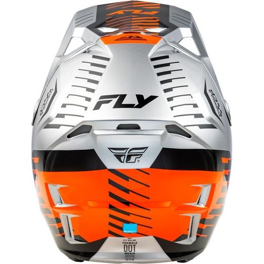 ĶIVERE FLY HELMET FORMULA CP SLICE (PELEKS, ORANŽA, MELNS)