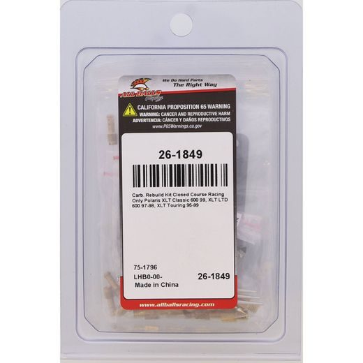 KARBURATORA REMKOMPLEKTS ALL BALLS RACING CARK26-1849
