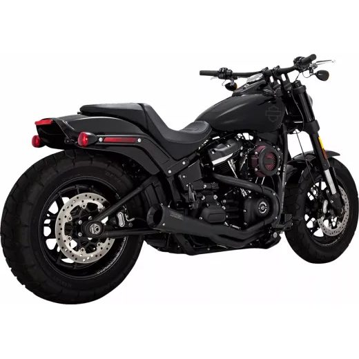 IZPLŪDES SISTĒMA 2-1 SS BLK 18+ST FOR HARLEY DAVIDSON FLDE 1750 ABS (304 NERŪSĒJOŠAIS TĒRAUDS)