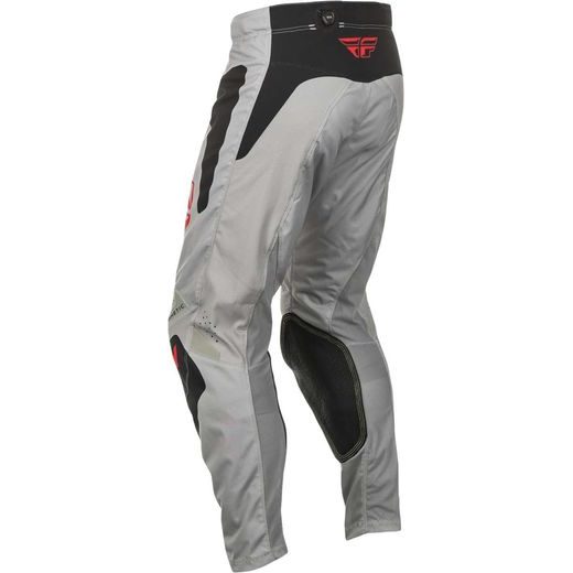BIKSES FLY MX-PANTS KINETIC (GAIŠI PELEKS, SARKANS, MELNS)