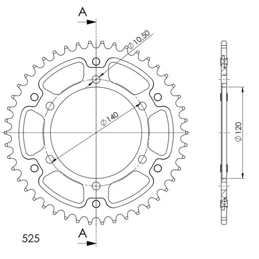ĶĒDES KOMPLEKTS D.I.D CHAIN - SUDRABA CHAIN 525 ZVM-X, X-RING (X, NX, QX, XS), CHK FRONT SPROCKET JT CHK RUBBER CUSHIONED, CHK REAR SPROCKET SUPERSPROX STEALTH PRIEKŠ SUZUKI GSX-R 600 1998-2000