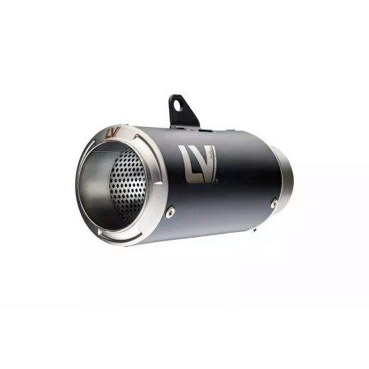 IZPŪTĒJS MUFFLER LV-CORSA S KTM 990 DUKE/R BK FOR KTM DUKE 990 ABS (MELNS NĒRUSĒJOŠAIS TĒRAUDS)