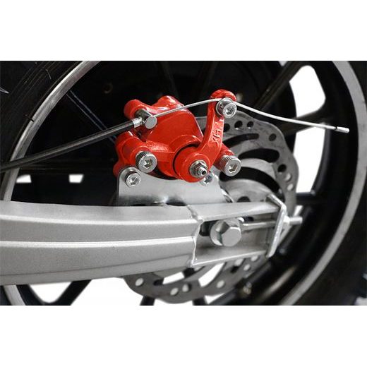 BĒRNU ELEKTRISKAIS MINI MOTOCIKLS GEPARD 500W 36V LITHIUM ZILS