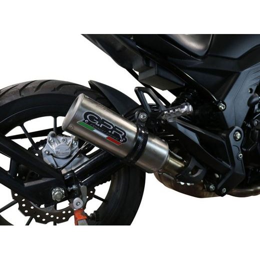 SLIP-ON EXHAUST GPR M3 E4.BE.21.M3.INOX BRUSHED STAINLESS STEEL PRIEKŠ BENELLI 752 S 2019-2021