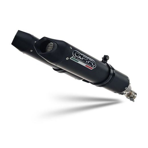 DUAL SLIP-ON EXHAUST GPR FURORE EVO4 E4.A.56.CAT.FNE4 MATTE BLACK PRIEKŠ APRILIA DORSODURO 1200 2011-2016