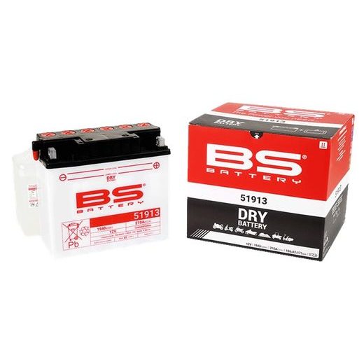 STANDARTA AKUMULATORS (AR SKĀBES AMPULĀM) BS-BATTERY BS51913 IEKĻAUTS SKĀBES IEPAKOJUMS