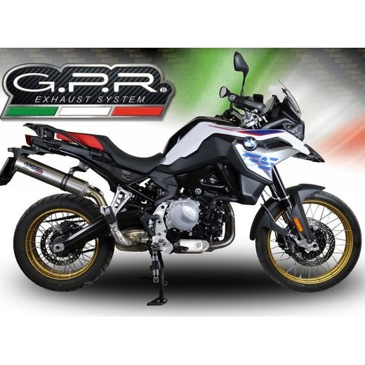 SLIP-ON EXHAUST GPR M3 E4.BM.94.M3.INOX BRUSHED STAINLESS STEEL PRIEKŠ BMW F 850 GS 2018-2020, BMW F 850 GS ADVENTURE 2018-2020