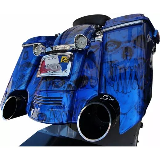 IZPŪTĒJS MUFFLER 4.5 EDGE FL M8 BL FOR HARLEY DAVIDSON FLHFB 1868 ABS