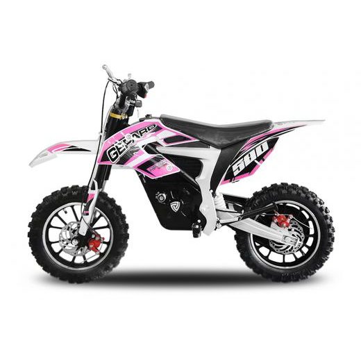 BĒRNU ELEKTRISKAIS MINI MOTOCIKLS GEPARD 500W 36V LITHIUM ZILS