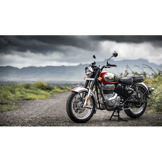 MOTOCIKLS ROYAL ENFIELD CLASSIC 350 CHROME RED