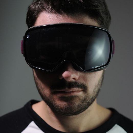 GOGGLES ARIETE FEATHER LITE 14920-LNRA RED BLUE STRAP