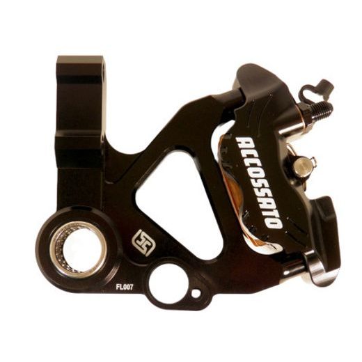 KIT FRONT LEFT BRAKE CALIPER PZ014 AND MOUNTING BRACKET ACCOSSATO KITA26 FOR VESPA