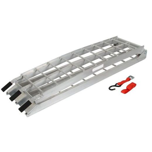 UZBRAUKŠANAS RAMPA/PLATFORMA ALUMĪNIJS, CELTSPĒJA - 340KG