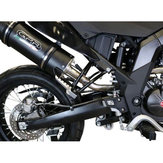 SLIP-ON EXHAUST GPR FURORE EVO4 E4.A.70.CAT.FNE4 MATTE BLACK PRIEKŠ APRILIA SX 125 2018-2020
