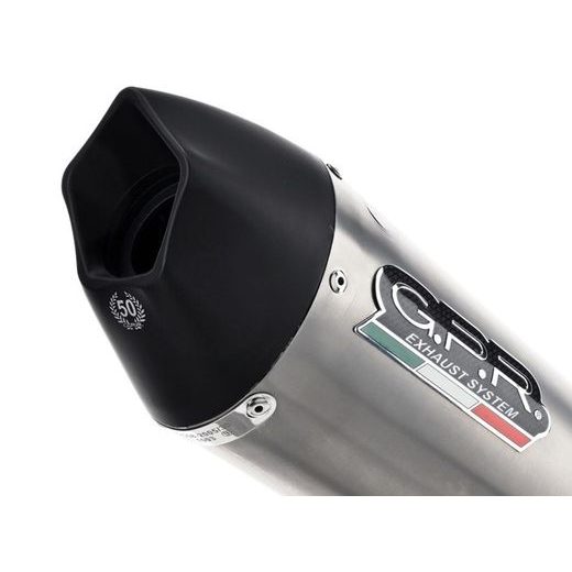 PILNA IZPLŪDES SISTĒMA GPR NEW GRAND PRIX EVO TITANIUM A.78.RACEDB.GPAN.TO BRUSHED TITANIUM INCLUDING REMOVABLE DB KILLER