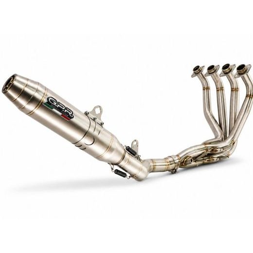 PILNA IZPLŪDES SISTĒMA GPR DEEPTONE CO.K.164.RACE.DE BRUSHED STAINLESS STEEL PRIEKŠ KAWASAKI Z 900 2017-2019