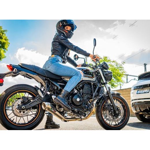 PILNA IZPLŪDES SISTĒMA GPR POWERCONE EVO CO.K.161.RACE.PCEV BRUSHED STAINLESS STEEL PRIEKŠ KAWASAKI Z 650 RS 2021-2023