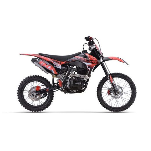 BĒRNU KROSA MOTOCIKLS NITRO MOTORS 150CC HURRICANE BRX V3 19/16 5 ĀTRUMU