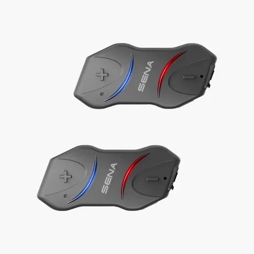 SENA 10R ZEMA PROFILA MOTOCIKLA BLUETOOTH® SAKARU SISTĒMA (PELĒKS) 10R-02D DUAL PACK