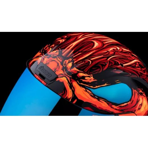 ĶIVERE AIRFORM™ MANIK'RR MIPS® HELMET (SARKANS, ZILS)