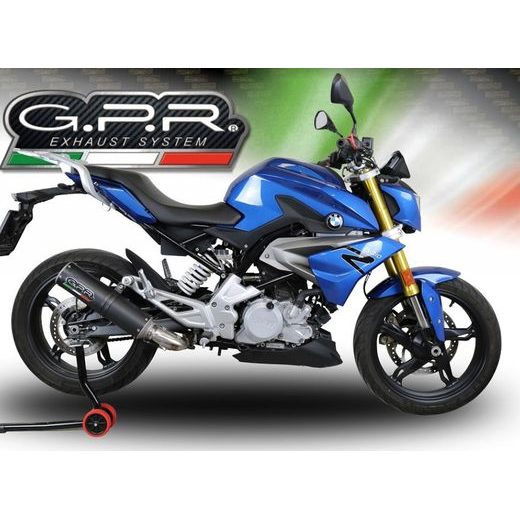 PILNA IZPLŪDES SISTĒMA GPR M3 E4.BM.CAT.93.M3.BT MATTE BLACK PRIEKŠ BMW G 310 R 2017-2021
