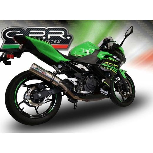 PILNA IZPLŪDES SISTĒMA GPR M3 CO.K.173.RACE.M3.INOX BRUSHED STAINLESS STEEL PRIEKŠ KAWASAKI Z 400 2018-2022