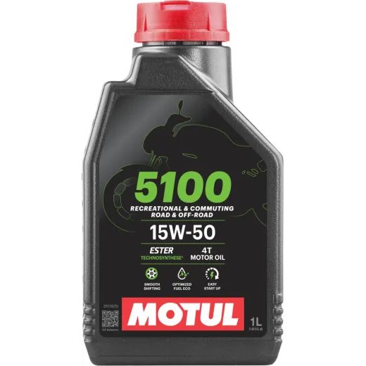 MOTOREĻĻA 4T DZINĒJIEM MOTUL 5100 15W50 1L