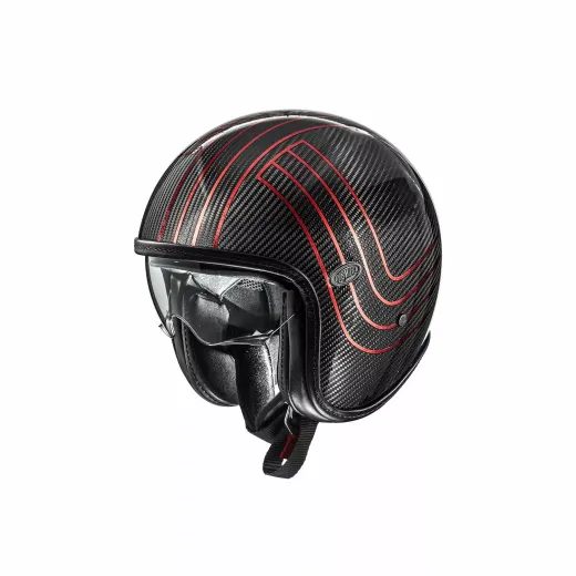 ĶIVERE VINTAGE PLATINUM EDITION CARBON HELMET (MELNS, SARKANS, KARBONS)