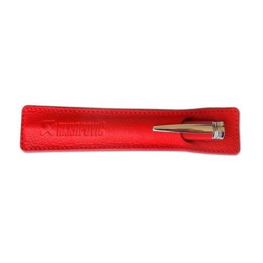 LEATHER PENCILE SLEEVE - RED