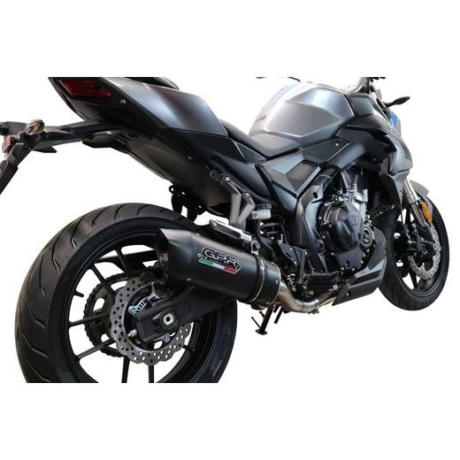 SLIP-ON EXHAUST GPR FURORE EVO4 NERO E5.VO.2.1.FNE4 MATTE BLACK INCLUDING REMOVABLE DB KILLER AND LINK PIPE